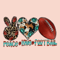 Peace Love Football Urban Hoodie | Teevron