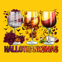 Hallothanksmas Halloween Thanksgiving  Christmas Wine Premium Hoodie | Teevron
