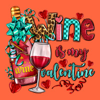 Wine Is My Valentine Olivia Premium Hoodie | Teevron