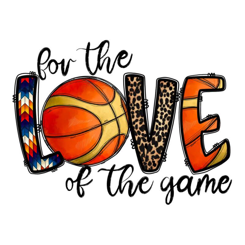 For The Love Of The Game Basketball Premium Hoodie by CowhideDigitalArt | Teevron