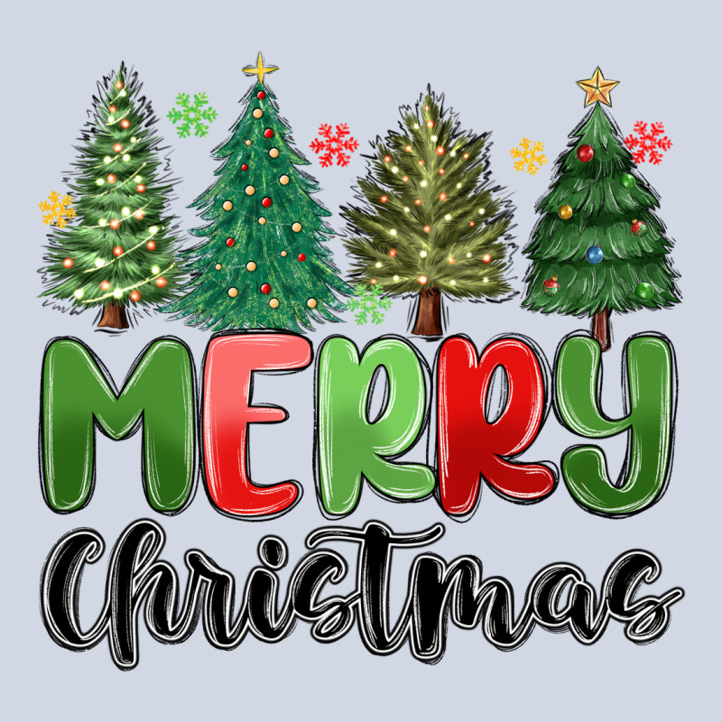 Merry Christmas Trees Premium Sweatshirt by MaliasSmallBusiness | Teevron