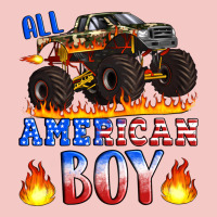 All American Boy Monster Truck Urban Heavy Tee | Teevron