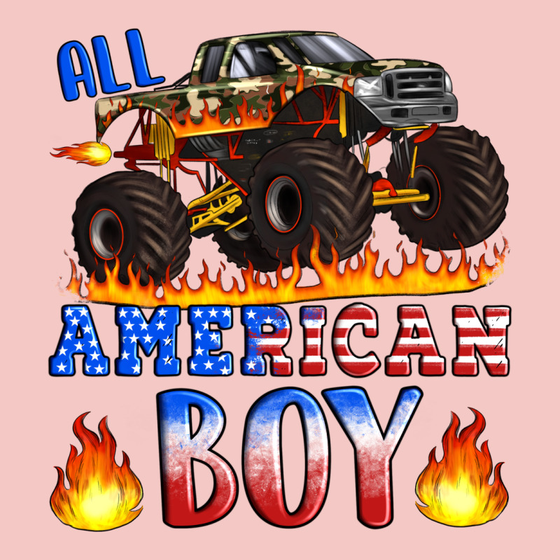 All American Boy Monster Truck Urban Heavy Tee by Artiststas | Teevron