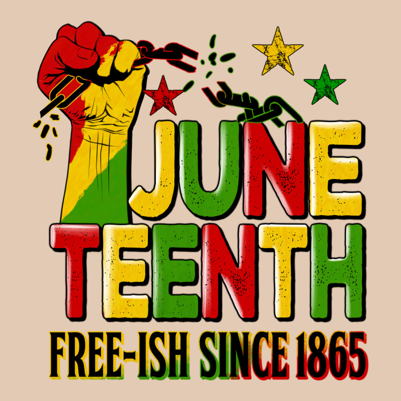 Juneteenth Fist Free Ish Since 1865 Urban Hoodie by HRA Design Shop | Teevron
