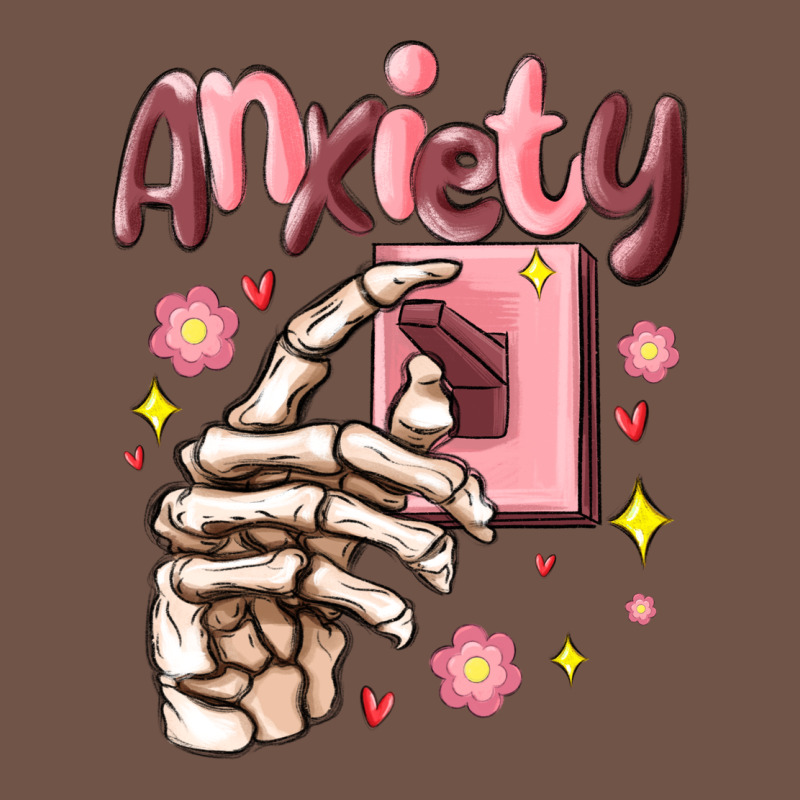 Anxiety Skeleton Hand Premium Sweatshirt by MaliasSmallBusiness | Teevron