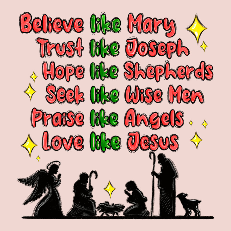 Jesus And Family Belive Like Mary Premium Sweatshirt by MaliasSmallBusiness | Teevron