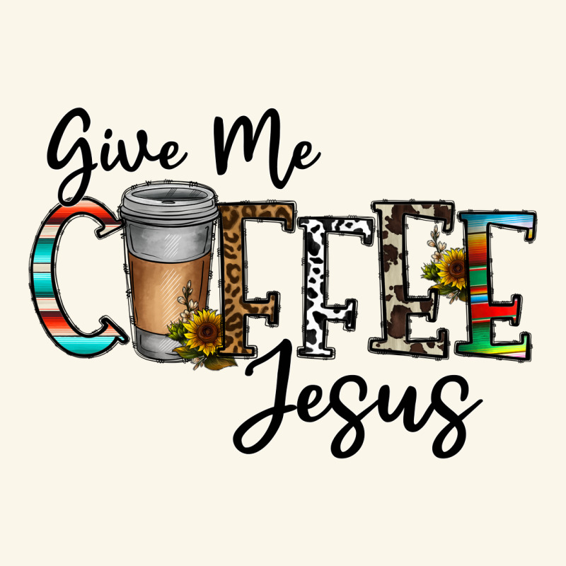 Give Me Coffee Jesus Premium Hoodie by CowhideDigitalArt | Teevron