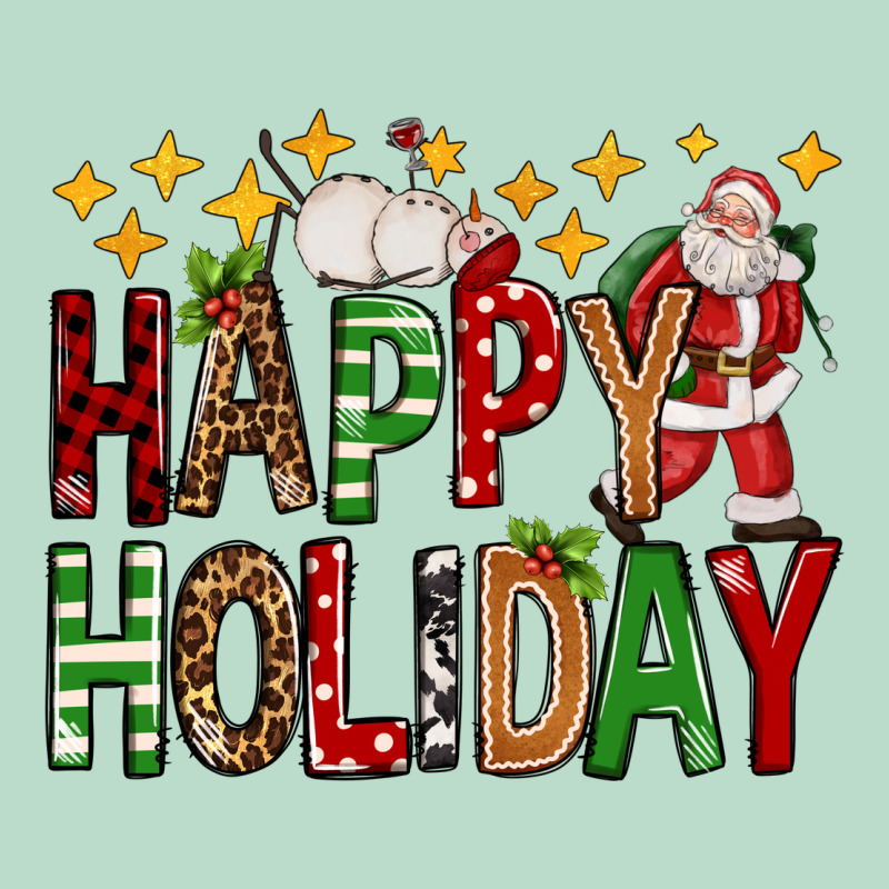 Happy Holiday Christmas Premium Hoodie by FaDigitalArtStudio | Teevron