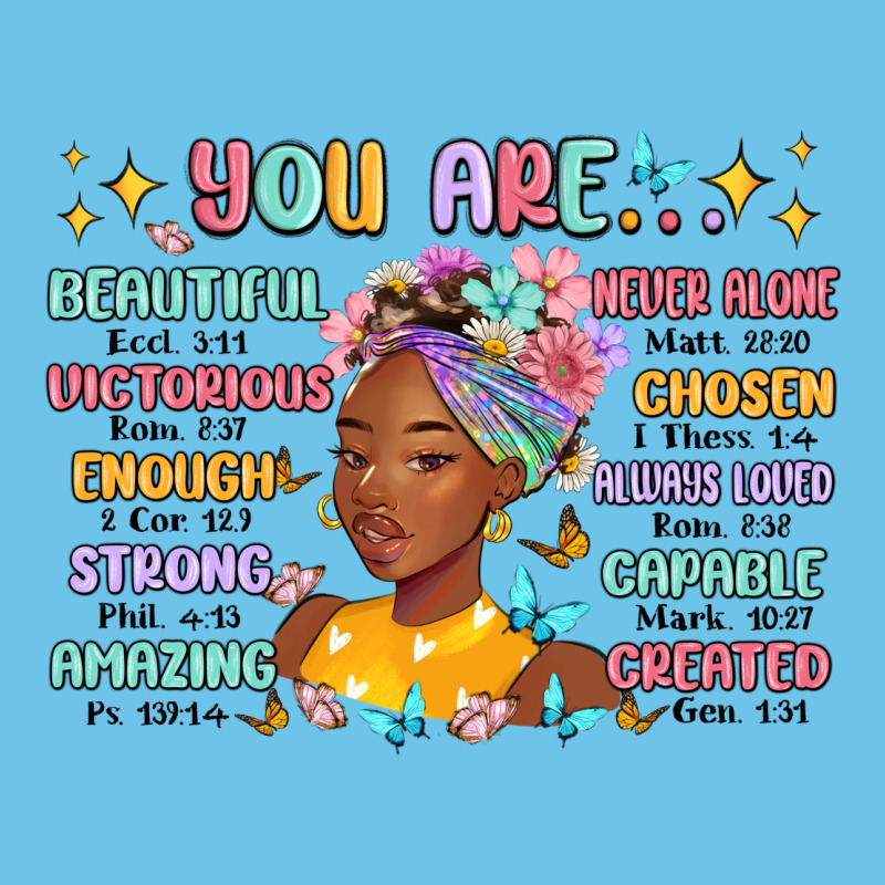 You Are Beautiful Victorious Enough Strong Premium Sweatshirt by MaliasSmallBusiness | Teevron