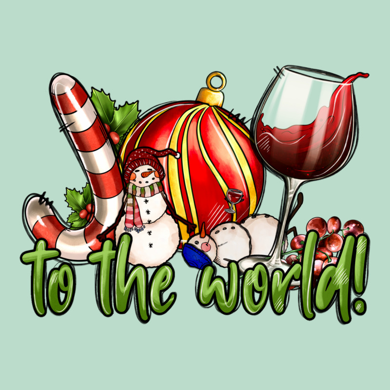 Joy To The World Christmas Wine Premium Hoodie by FaDigitalArtStudio | Teevron