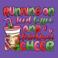 Running On Iced Coffee And Christmas Cheer Premium Sweatshirt | Teevron