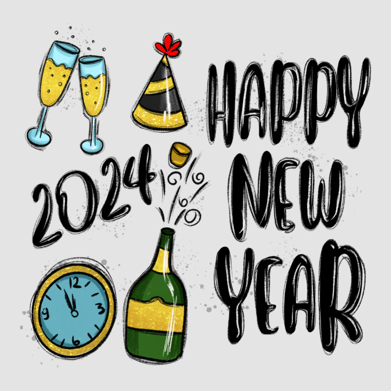Happy New Year 2024 Premium Sweatshirt by MaliasSmallBusiness | Teevron