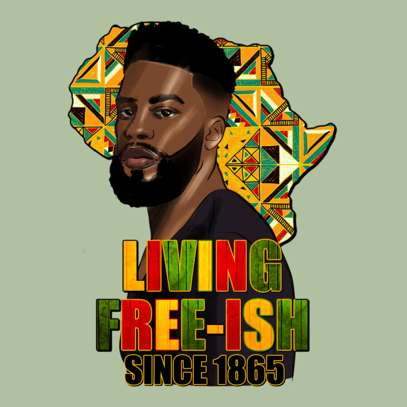 Juneteenth Living Freeish Since 1865 Urban Hoodie by HRA Design Shop | Teevron