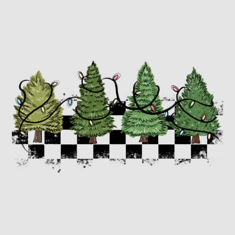 Christmas Checkered Trees Premium Sweatshirt by MaliasSmallBusiness | Teevron