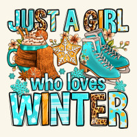 Just A Girl Who Loves Winter Premium Hoodie | Teevron