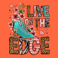 Live On The Edge Ice Skating Premium Hoodie | Teevron
