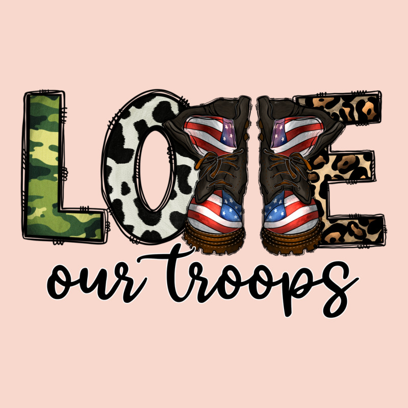 Love Our Troops Urban Hoodie by CowhideDigitalArt | Teevron