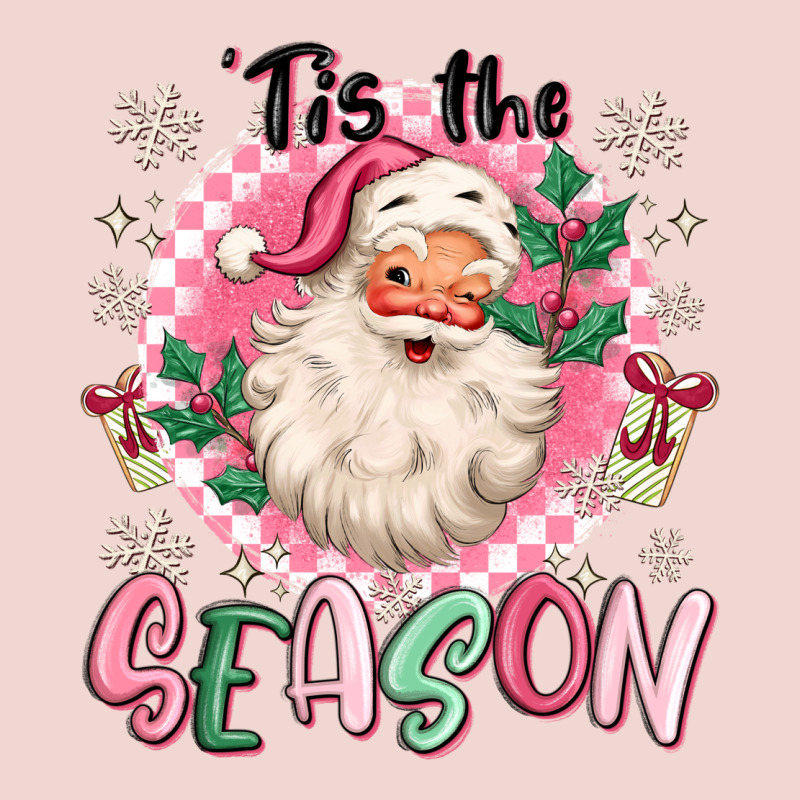 Pink Santa 'tis The Season Premium Sweatshirt by MaliasSmallBusiness | Teevron