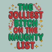 The Jolliest Bitch On The Naughty List Premium Sweatshirt | Teevron