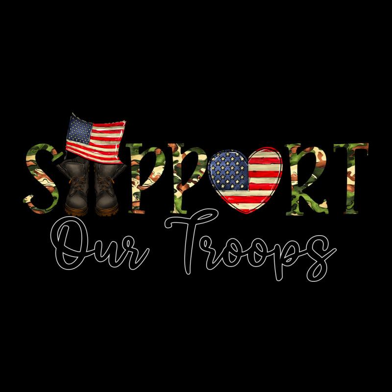Support Our Troops Urban Hoodie by CowhideDigitalArt | Teevron