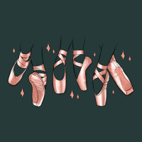 Ballerina Ballet Shoes Premium Sweatshirt | Teevron