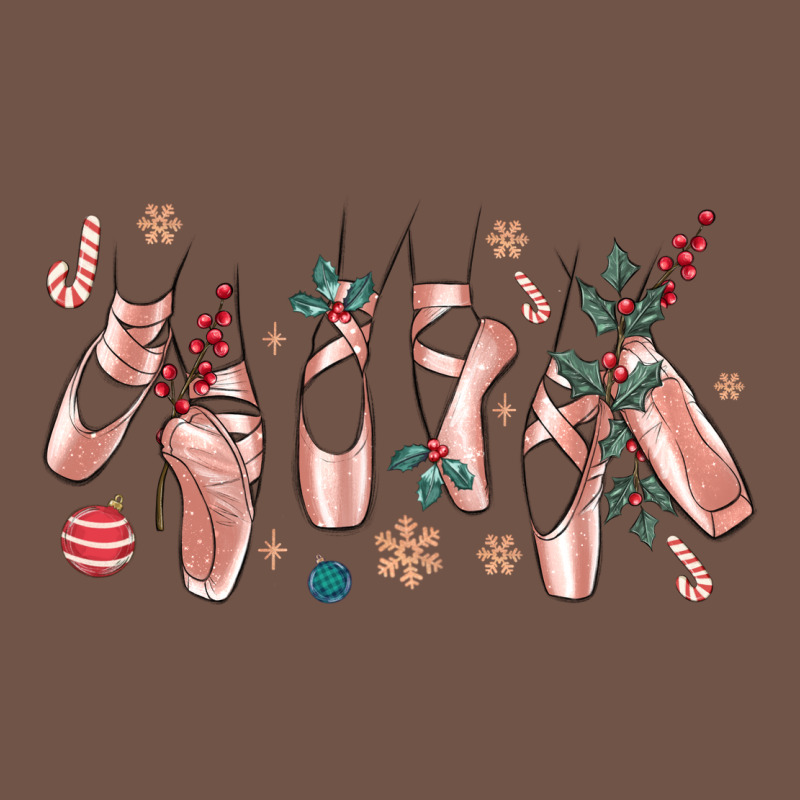 Christmas Ballerina Shoes Premium Sweatshirt by MaliasSmallBusiness | Teevron