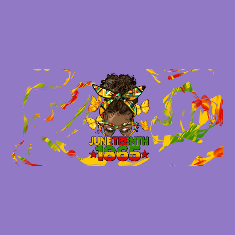 Juneteenth Afro Messy Bun Libbey Glass Urban Hoodie by HRA Design Shop | Teevron