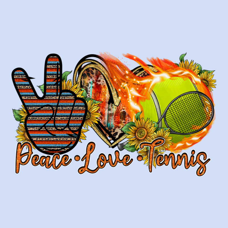 Peace Love Tennis Urban Hoodie by RacoonDesign | Teevron