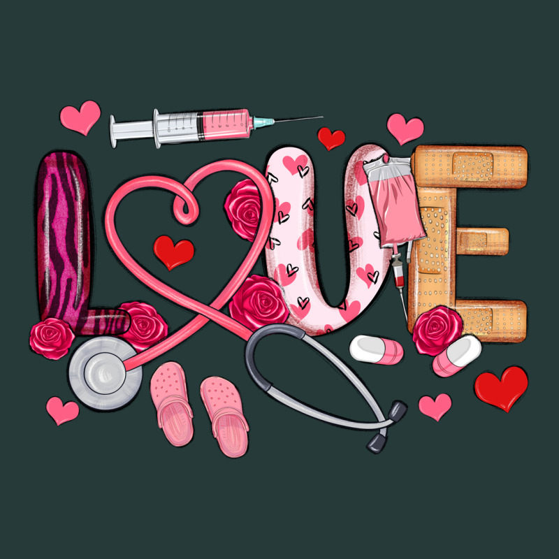 Love Nurse Valentines Day Premium Sweatshirt by MaliasSmallBusiness | Teevron