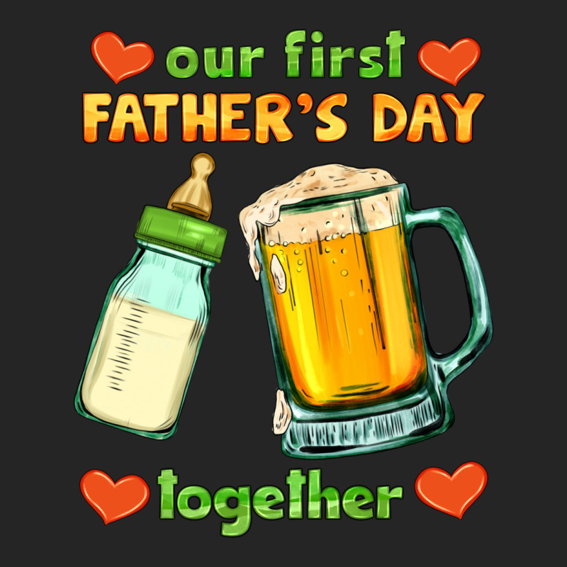 Our First Father's Day Together Premium Hoodie by HRA Design Shop | Teevron