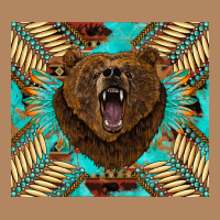 Bear Native American  Tumbler Long Sleeve Tee | Teevron