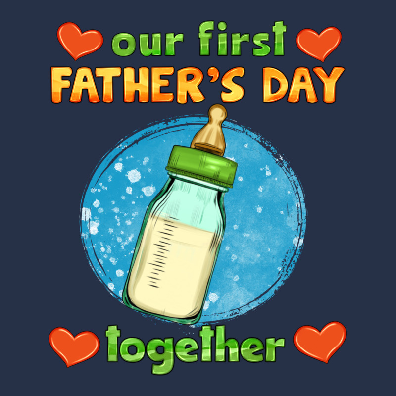 Our First Father's Day Together And Baby Bottle Premium Hoodie by HRA Design Shop | Teevron