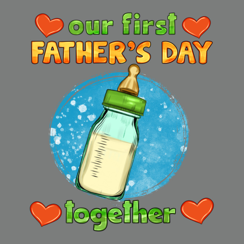 Our First Father's Day Together And Baby Bottle Premium Hoodie by HRA Design Shop | Teevron