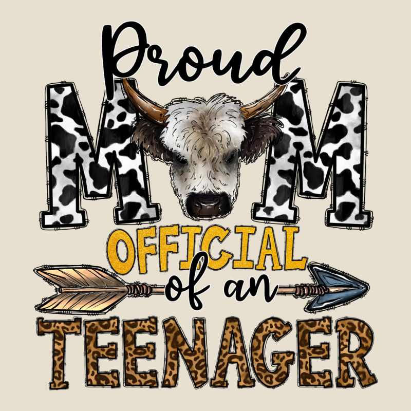 Proud Mom Official Of An Teenager Urban Hoodie by CowhideDigitalArt | Teevron