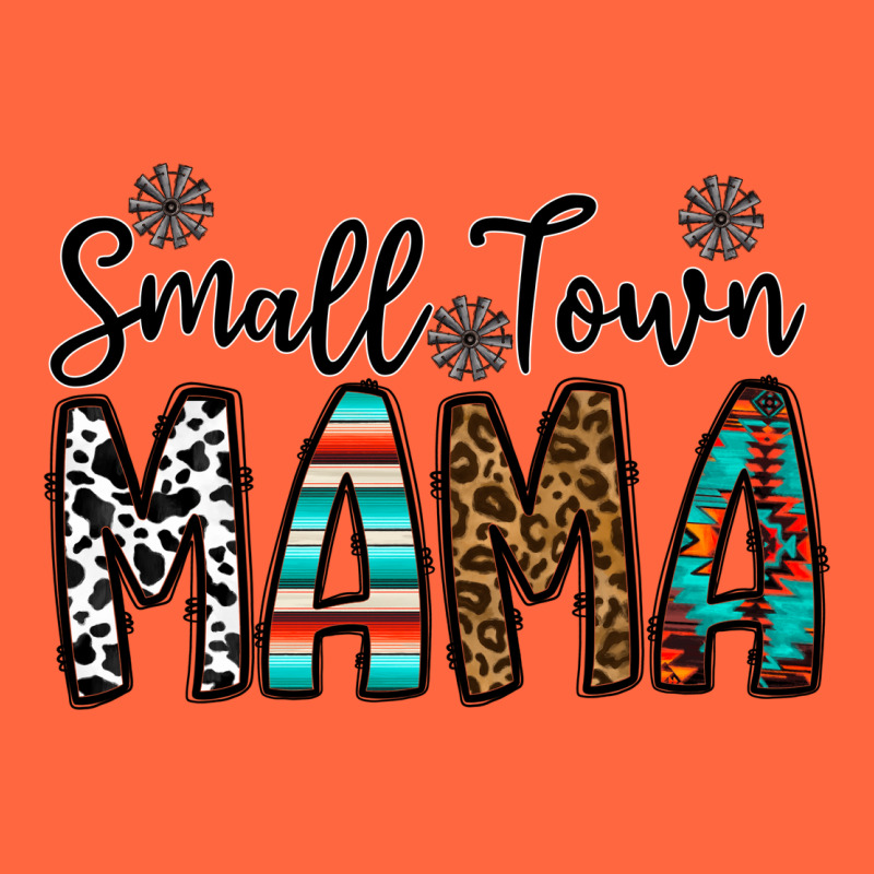 Small Town Mama Premium Hoodie by CowhideDigitalArt | Teevron