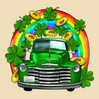 St Patricks Shamrock Gold Rainbow Truck Premium Hoodie | Teevron