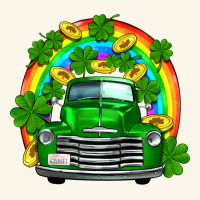 St Patricks Shamrock Gold Rainbow Truck Premium Hoodie | Teevron