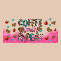 Coffee Teach Repeat Teacher Libbey Glass Urban Hoodie | Teevron