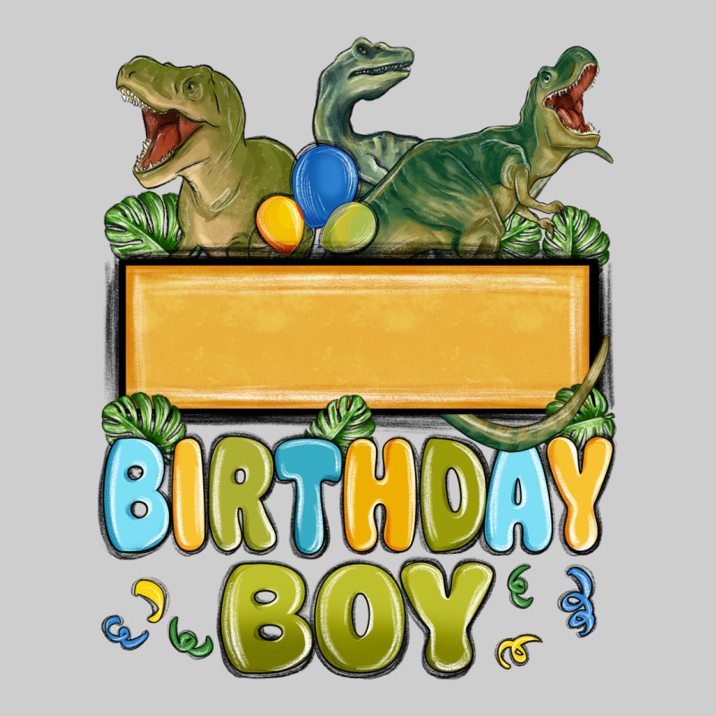 Customized Dinosaur Birthday Boy Premium Sweatshirt by MaliasSmallBusiness | Teevron