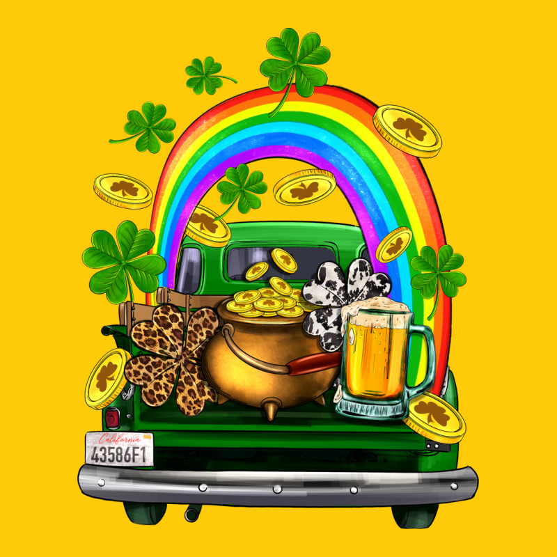 St Patricks Shamrock Gold Beer Truck Premium Hoodie by FaDigitalArtStudio | Teevron