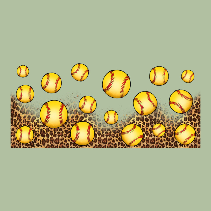 Leopard Softball 16oz Libbey Glass Urban Hoodie by HRA Design Shop | Teevron