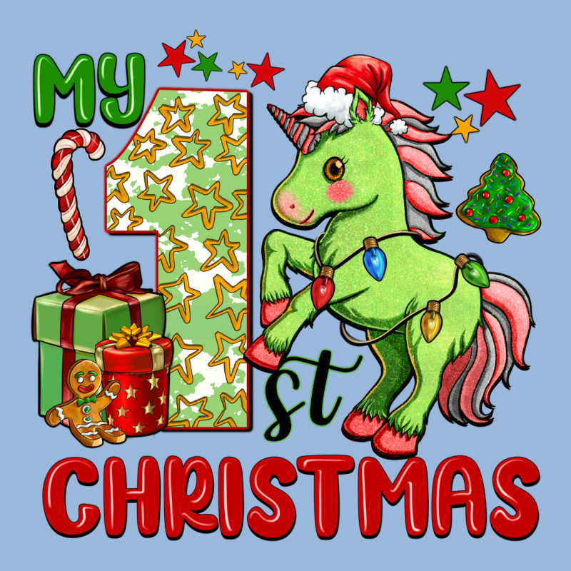 My First Christmas Unicorn Premium Hoodie by FaDigitalArtStudio | Teevron