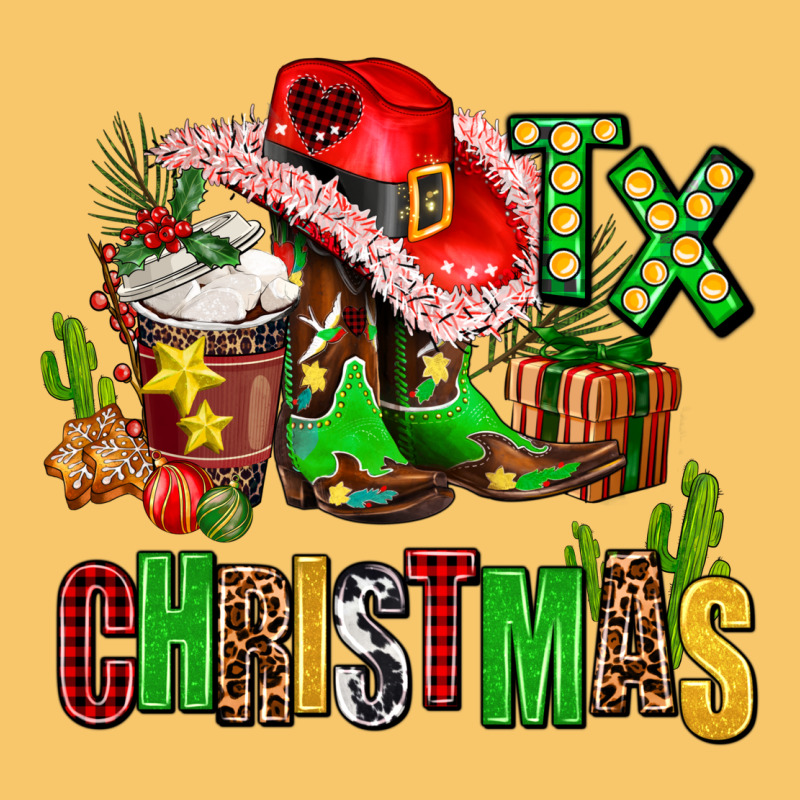 Tx Christmas Cowgirl Vintage Hoodie by AdoDesignShop | Teevron
