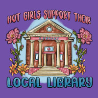 Hot Girls Support Their Local Library Premium Sweatshirt | Teevron