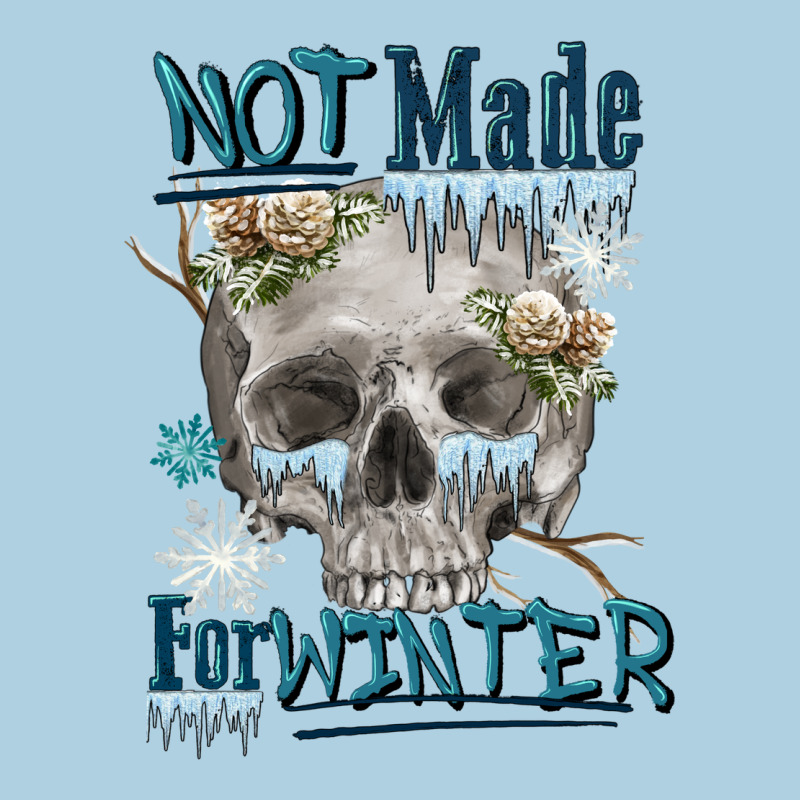 Not Made For Winter Skull Premium Hoodie by FaDigitalArtStudio | Teevron