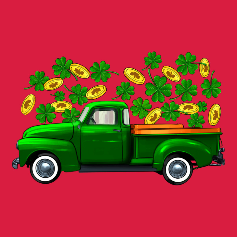 St Patricks Shamrock Gold Truck Premium Hoodie by FaDigitalArtStudio | Teevron