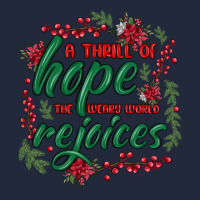 A Thrill Of Hope The Weary World Rejoices Premium Sweatshirt | Teevron