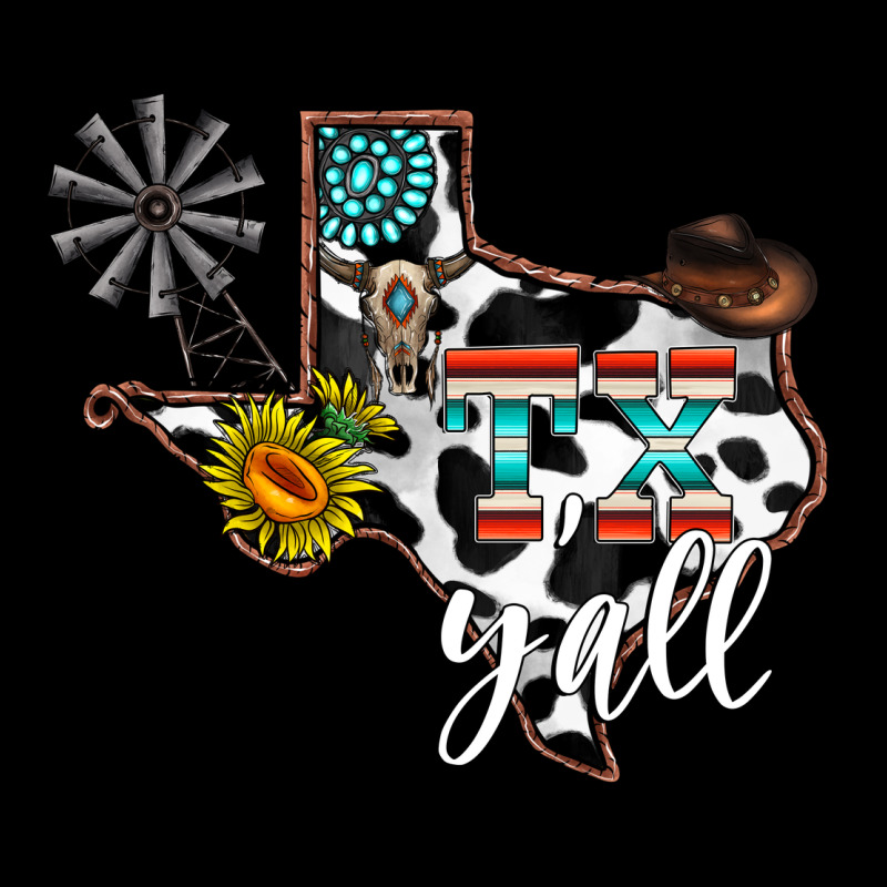 Tx Yall Western Urban Hoodie by CowhideDigitalArt | Teevron