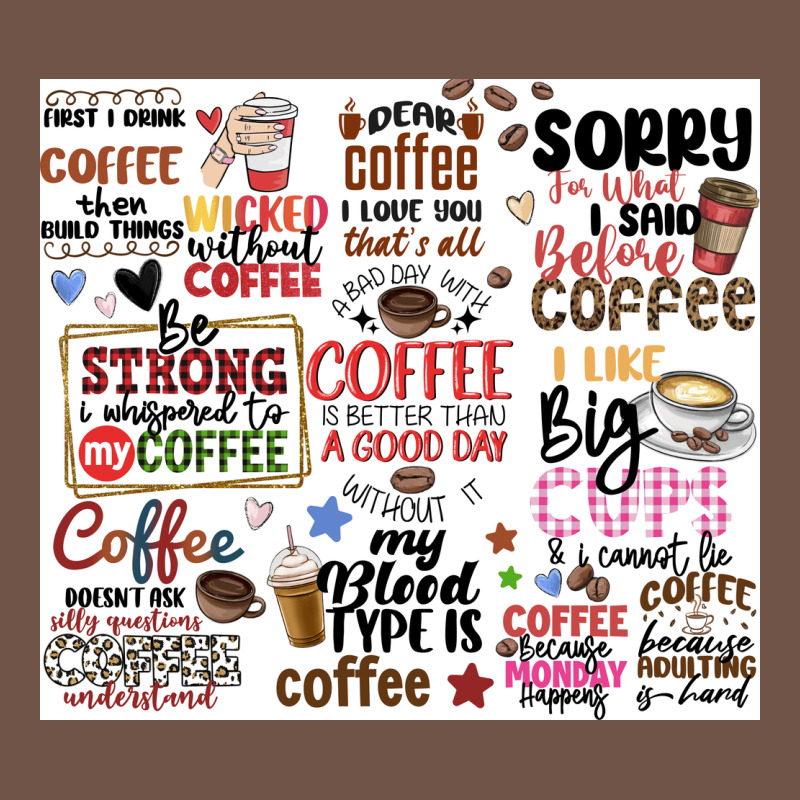Funny Coffee Quotes Premium Sweatshirt by MaliasSmallBusiness | Teevron