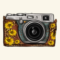 Sunflower Leopard Vintage Camera Premium Hoodie | Teevron